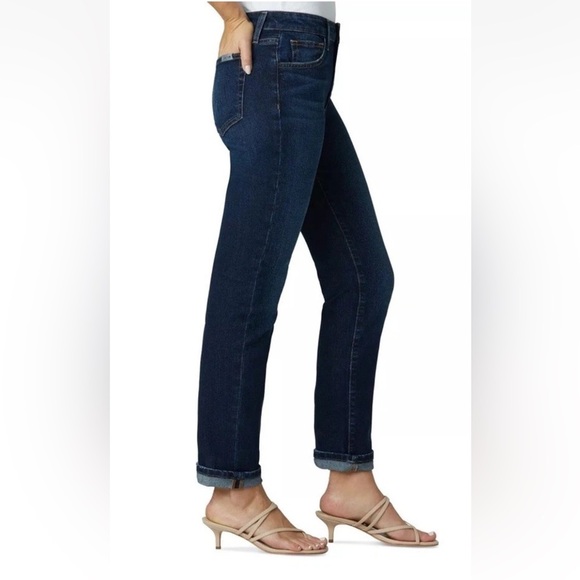 Joe's Jeans Women's Cotton Roll-Cuff Jeans Stretch Cotton Blue Size 27 - Picture 2 of 11